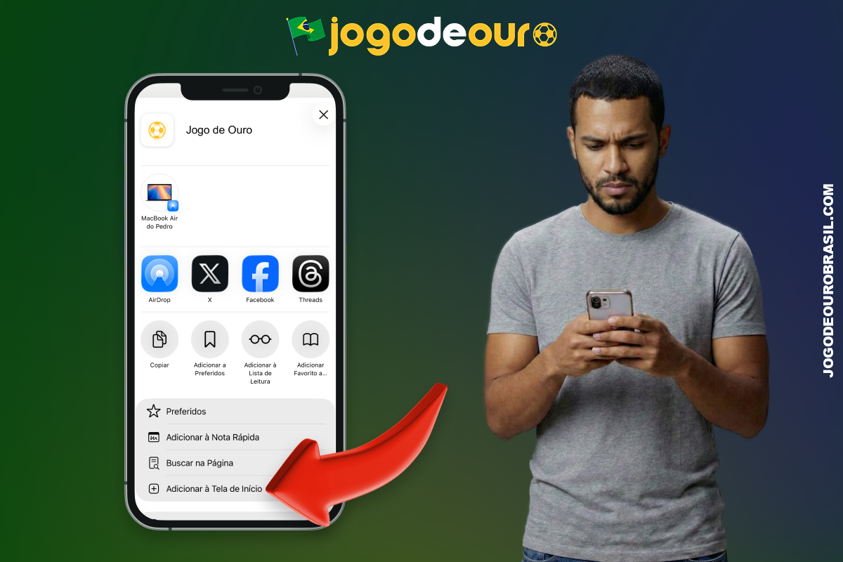 Baixe e instale o aplicativo Jogo de Ouro para Android e iOS de forma totalmente gratuita, seguindo alguns passos simples